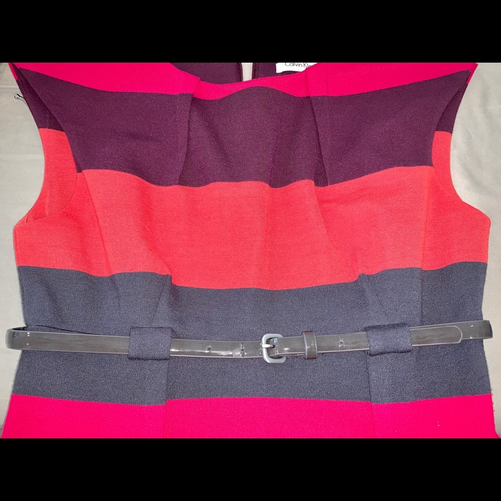Calvin Klein size 4 stripe dress